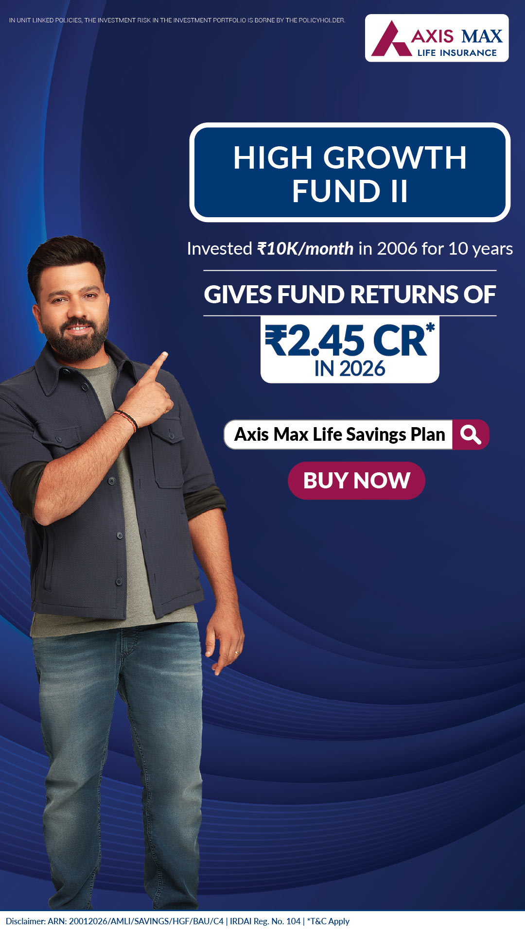 Axis Max Life Insurance Facebook ad