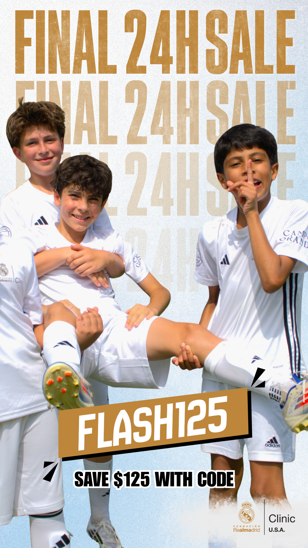 Real Madrid Foundation Camps USA Facebook ad