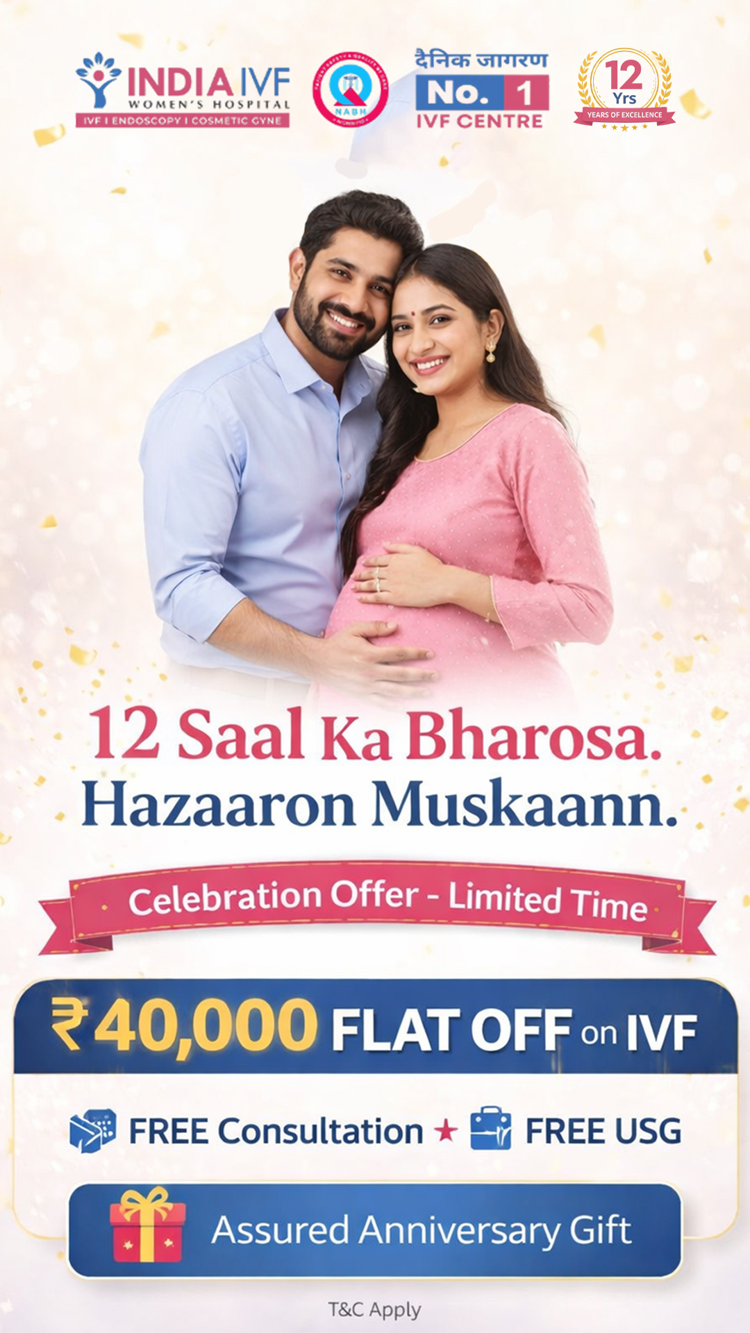 India IVF Clinic Facebook ad