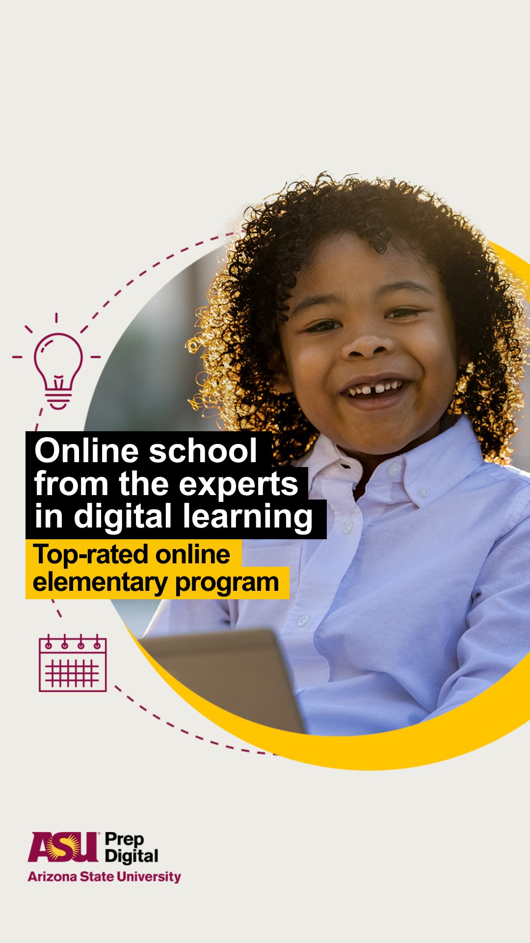 ASU Prep Digital Facebook ad
