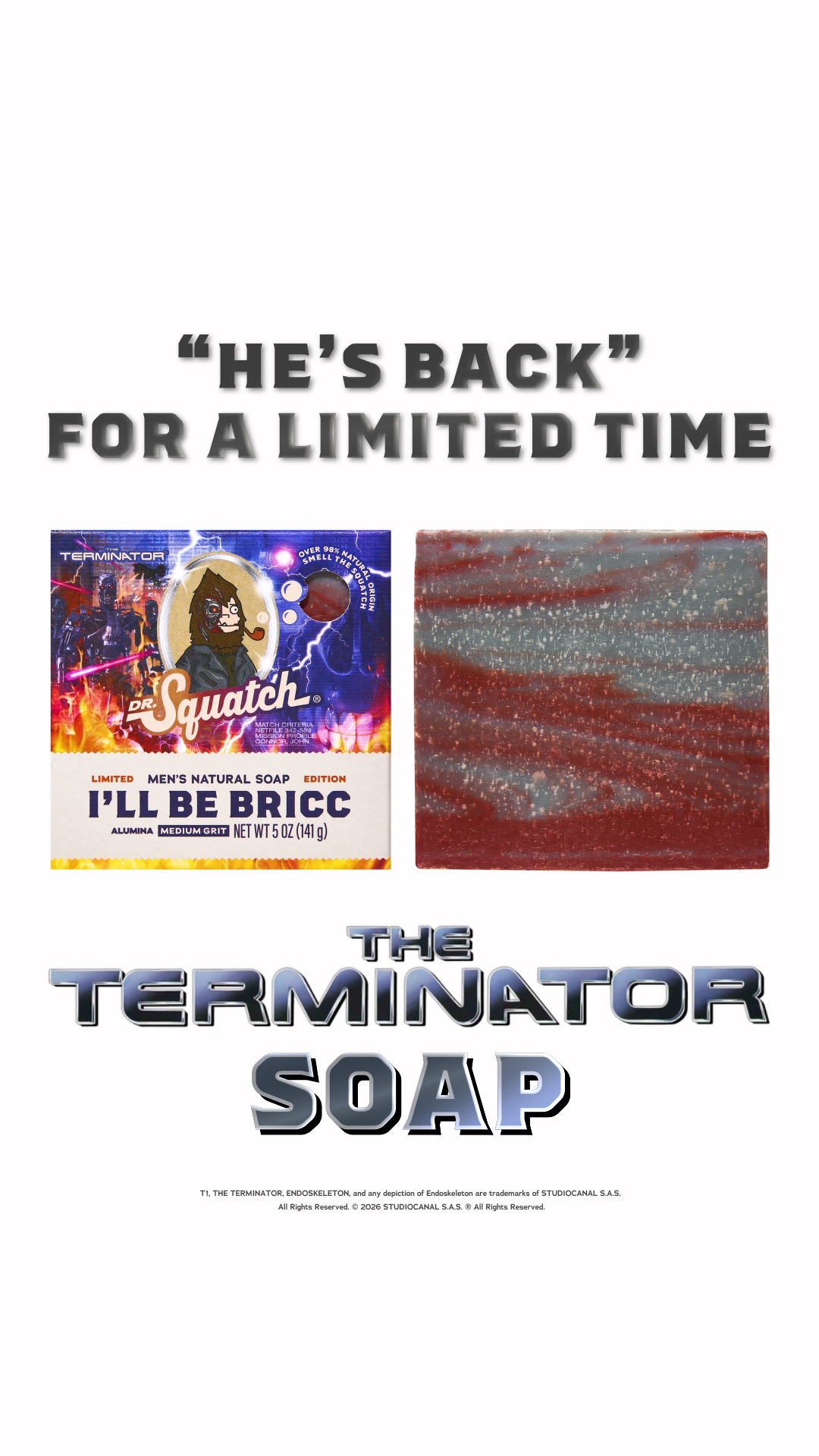 Dr. Squatch Facebook ad