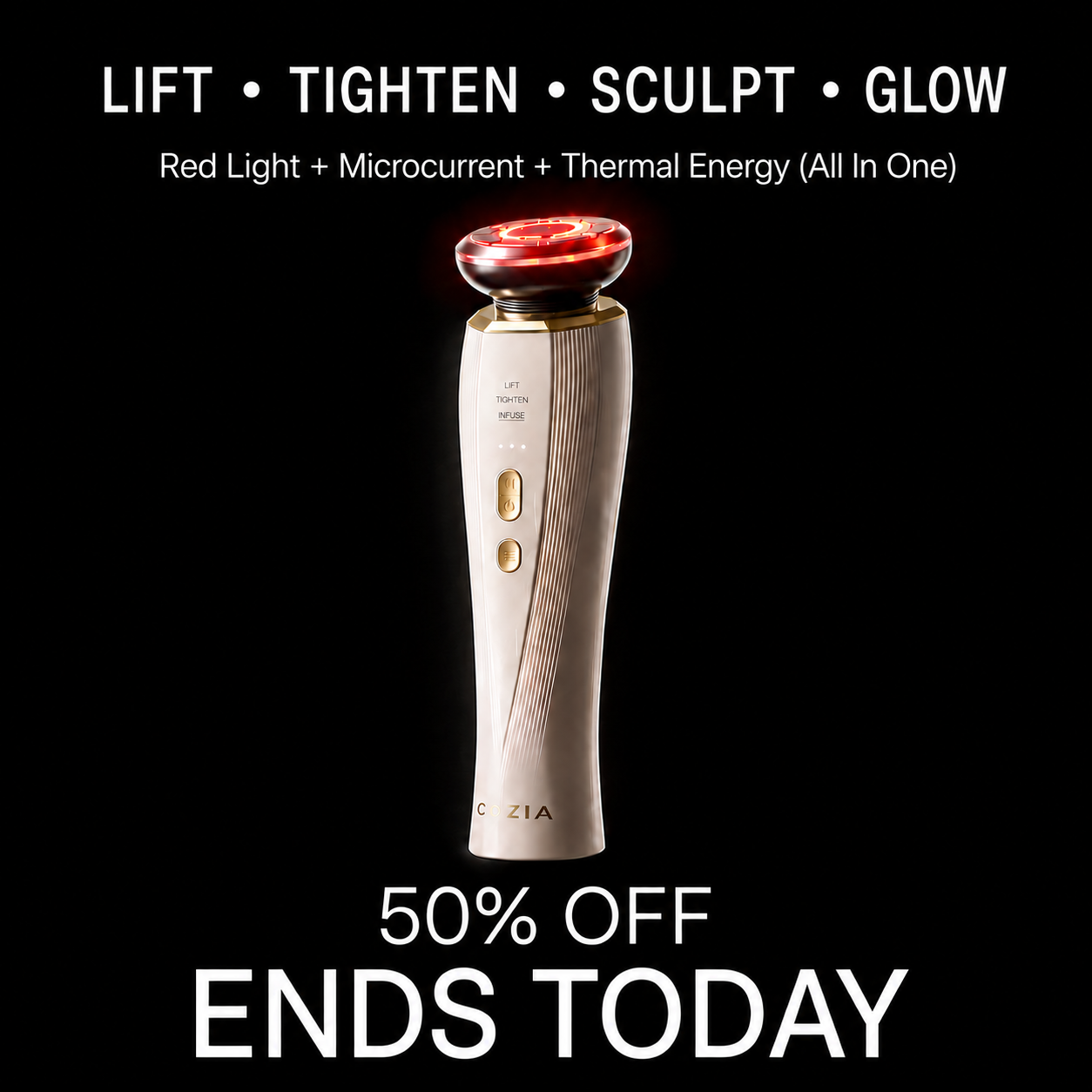 Cozia Facebook ad: Advanced Anti-Aging Results Without Expensive Facelifts or…