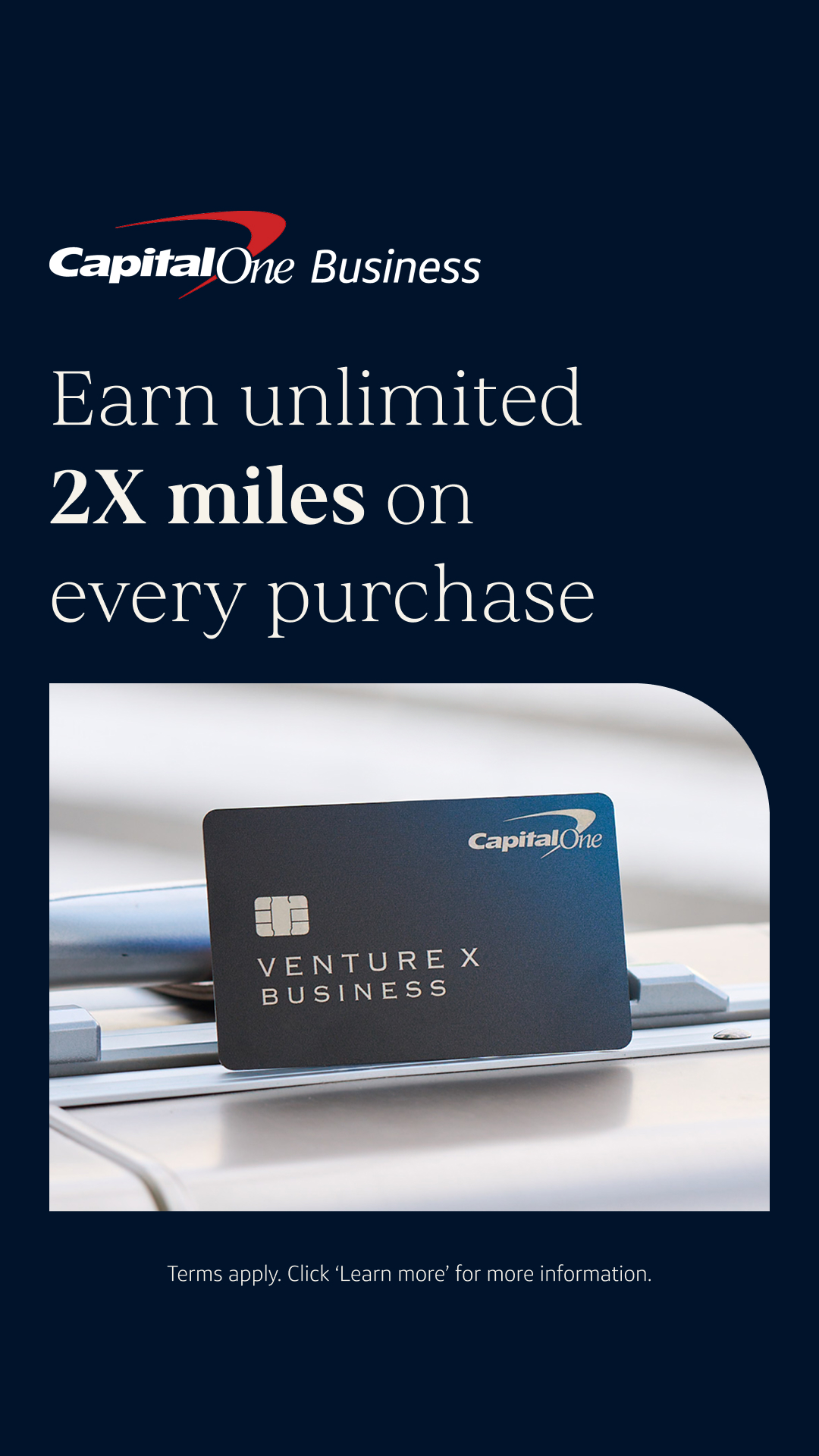 Capital One Business Facebook ad