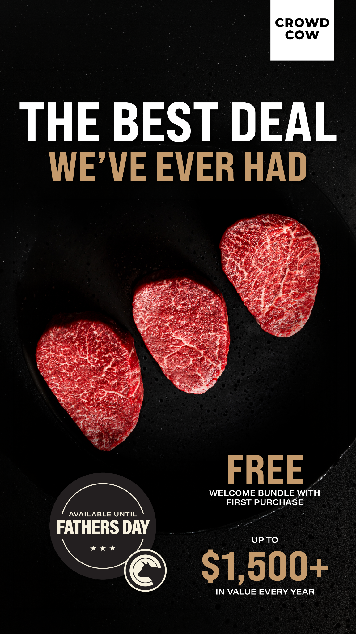 Crowd Cow Facebook ad