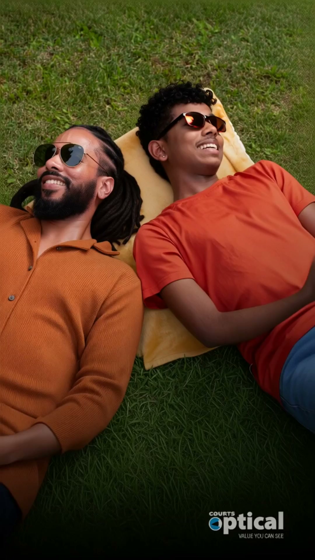 Courts Optical Belize Facebook ad: Weekend Shades. Just $21.