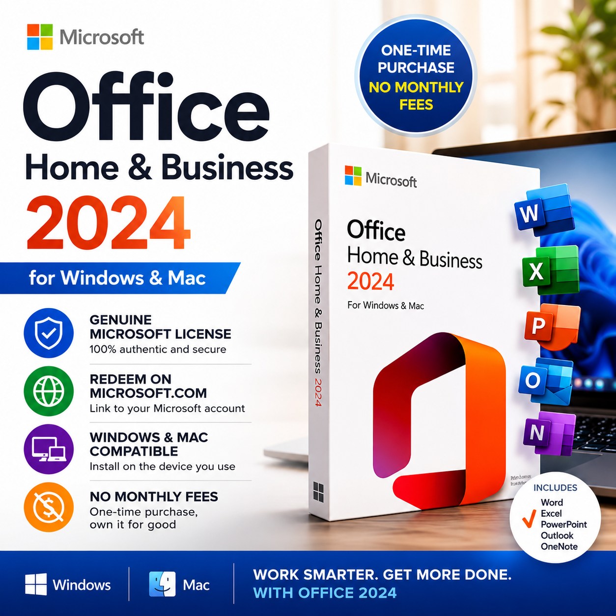 Digisoft ZA Facebook ad: Microsoft Office Home & Business 2024, R2999