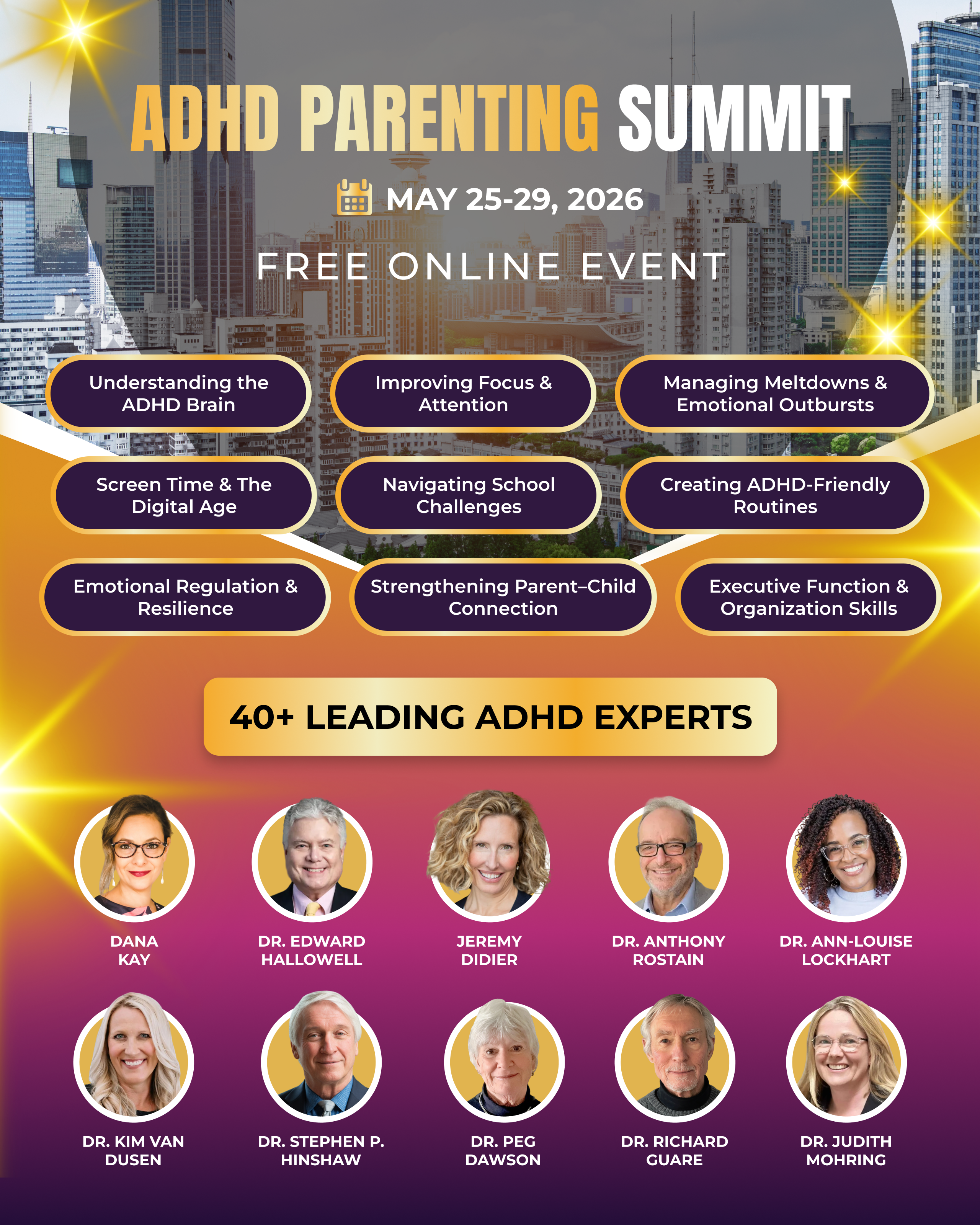 ADHD Parenting Facebook ad: FREE ADHD Parenting Summit