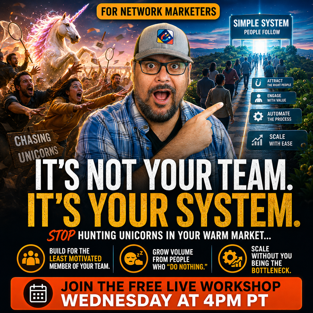 Attraction Marketing Facebook ad