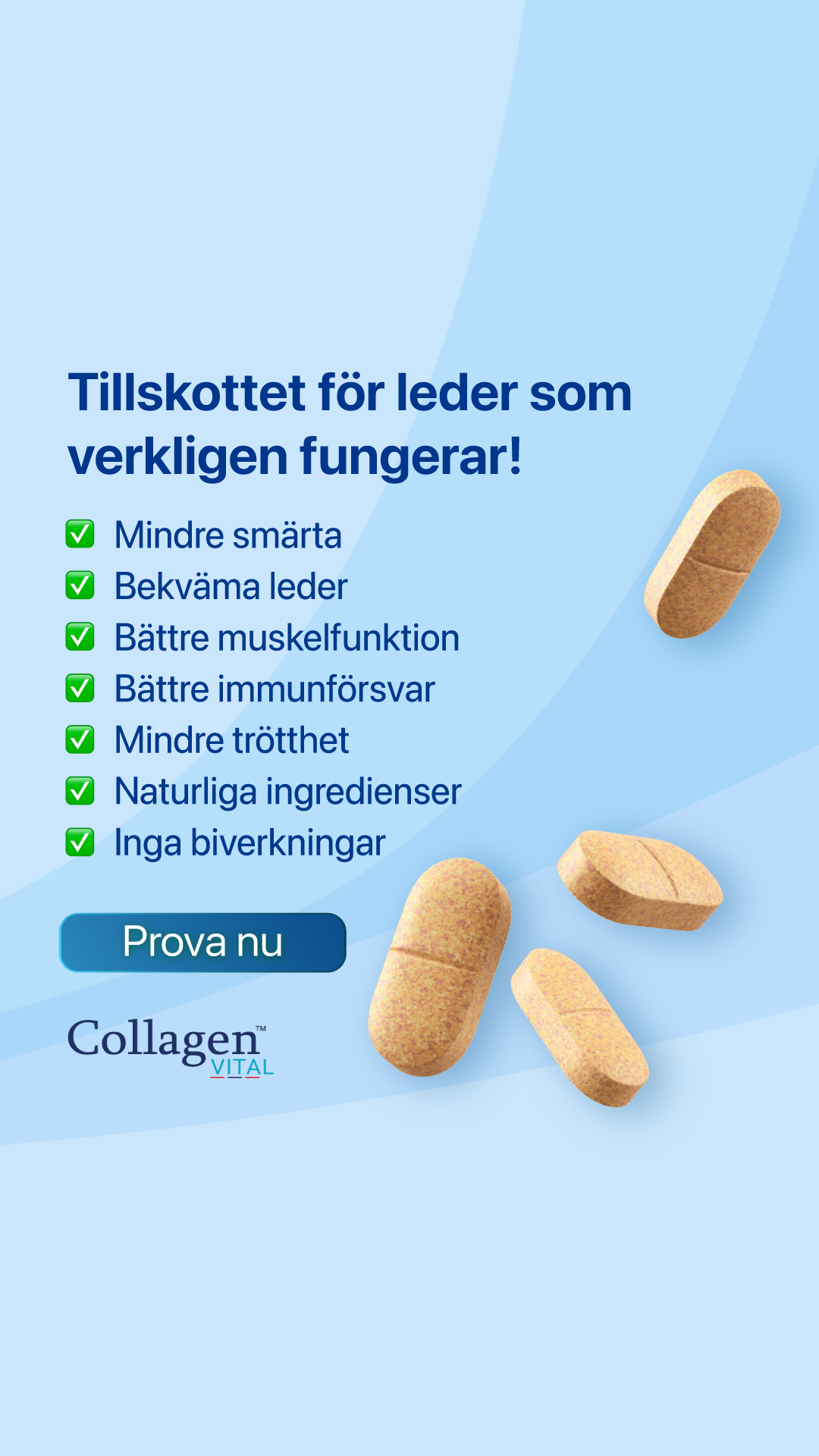 Collagen Vital Facebook ad from May 7, 2025