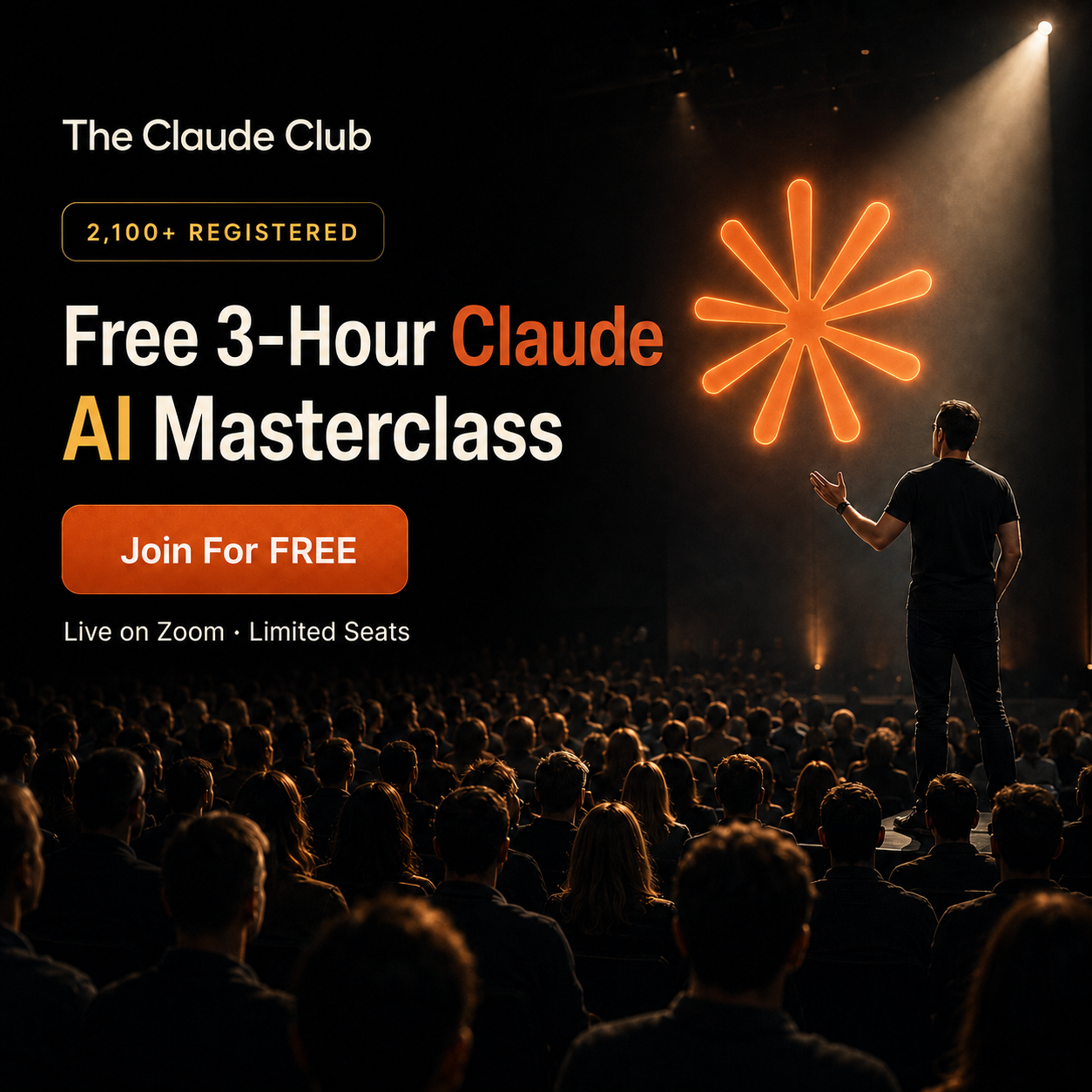The Claude Club Facebook ad