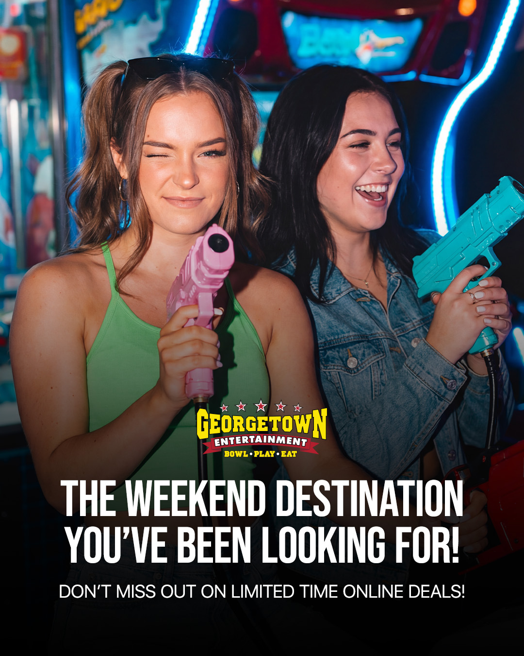 Georgetown Entertainment Facebook ad from Mar 10, 2026