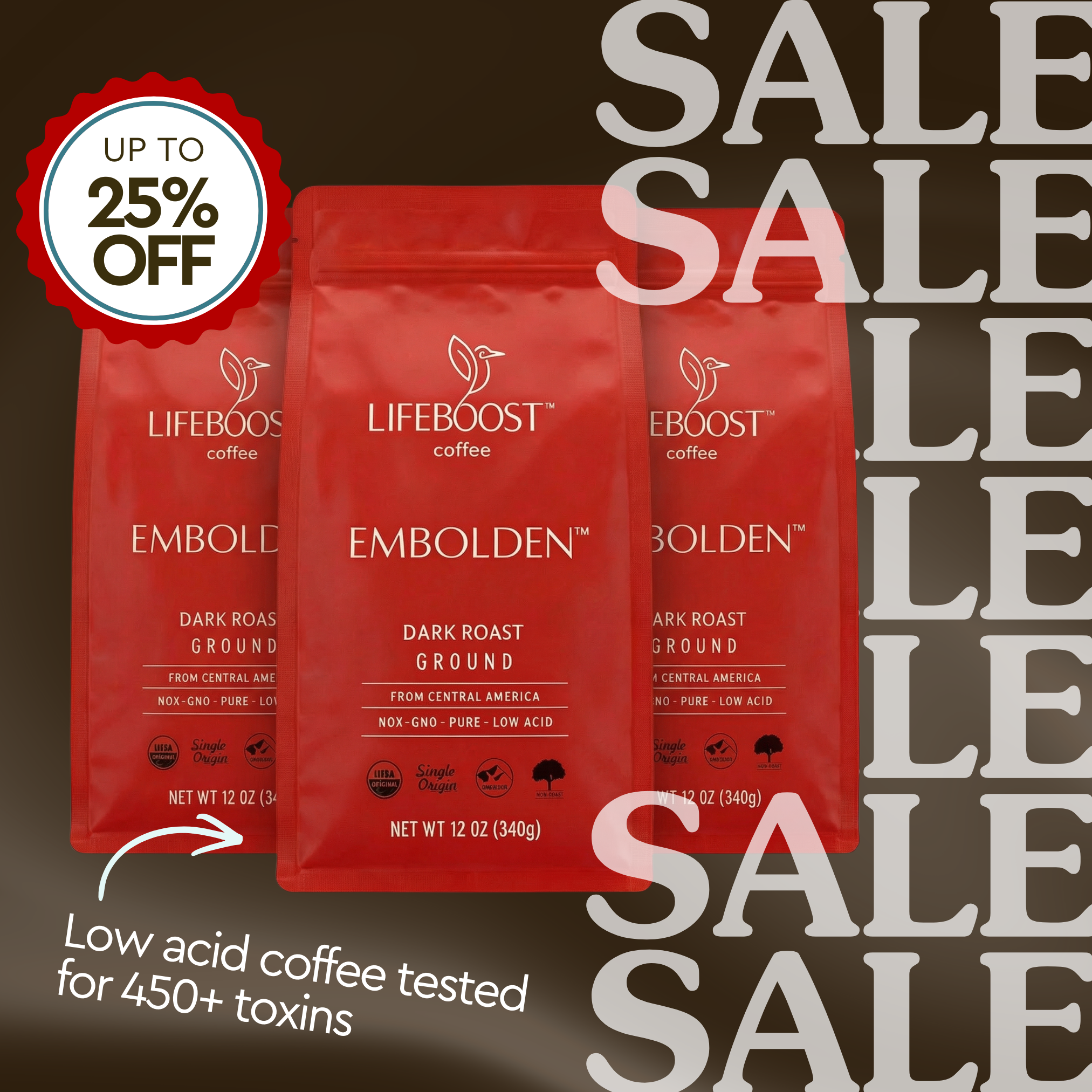 Lifeboost Coffee Facebook ad