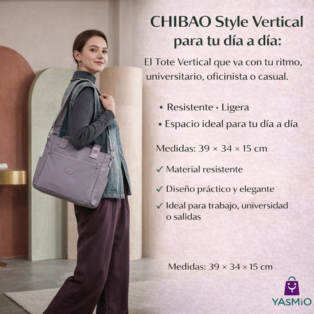 Yasmio Facebook ad: El bolso que necesitas para TODO tu día