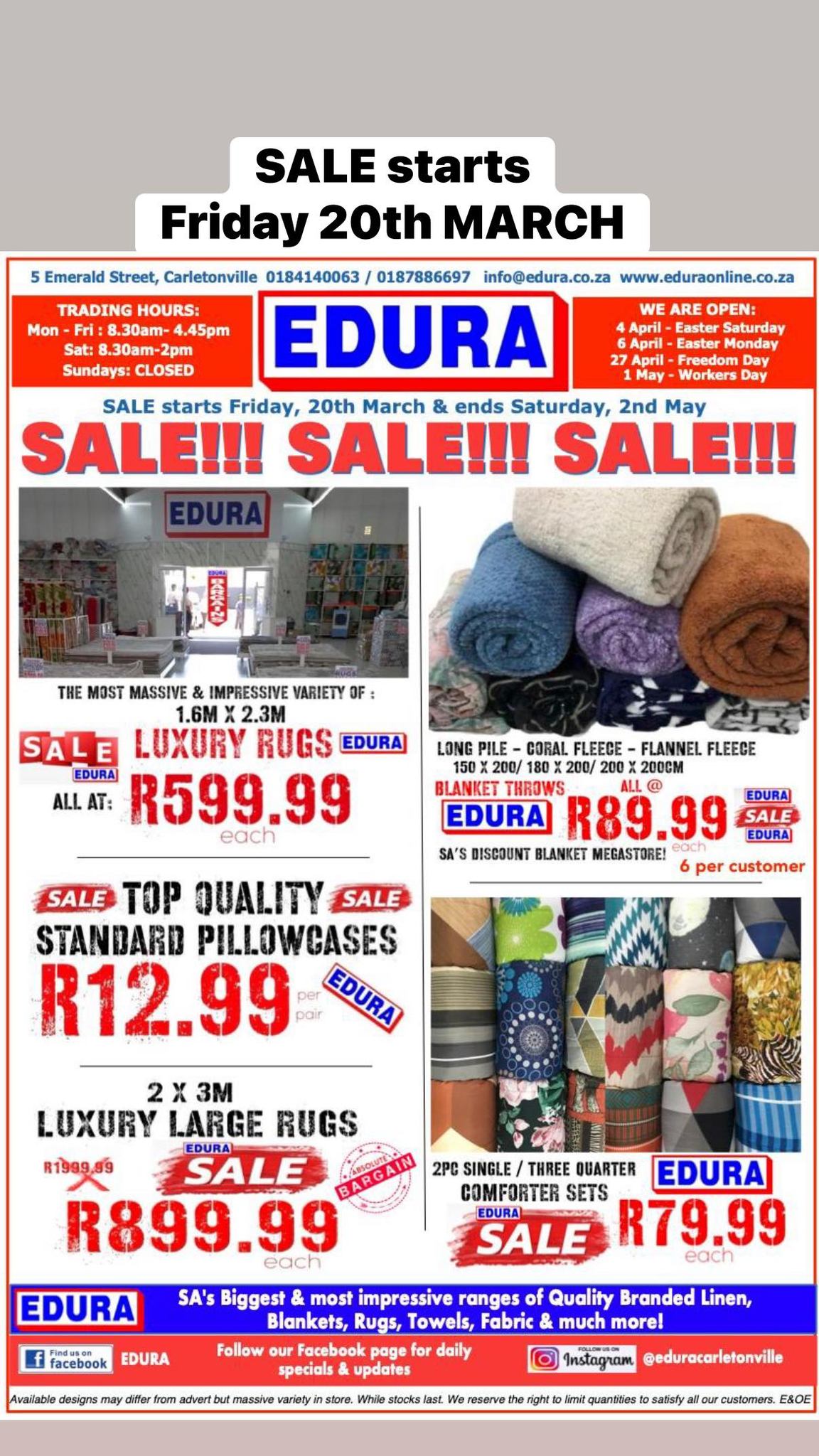EDURA Facebook ad