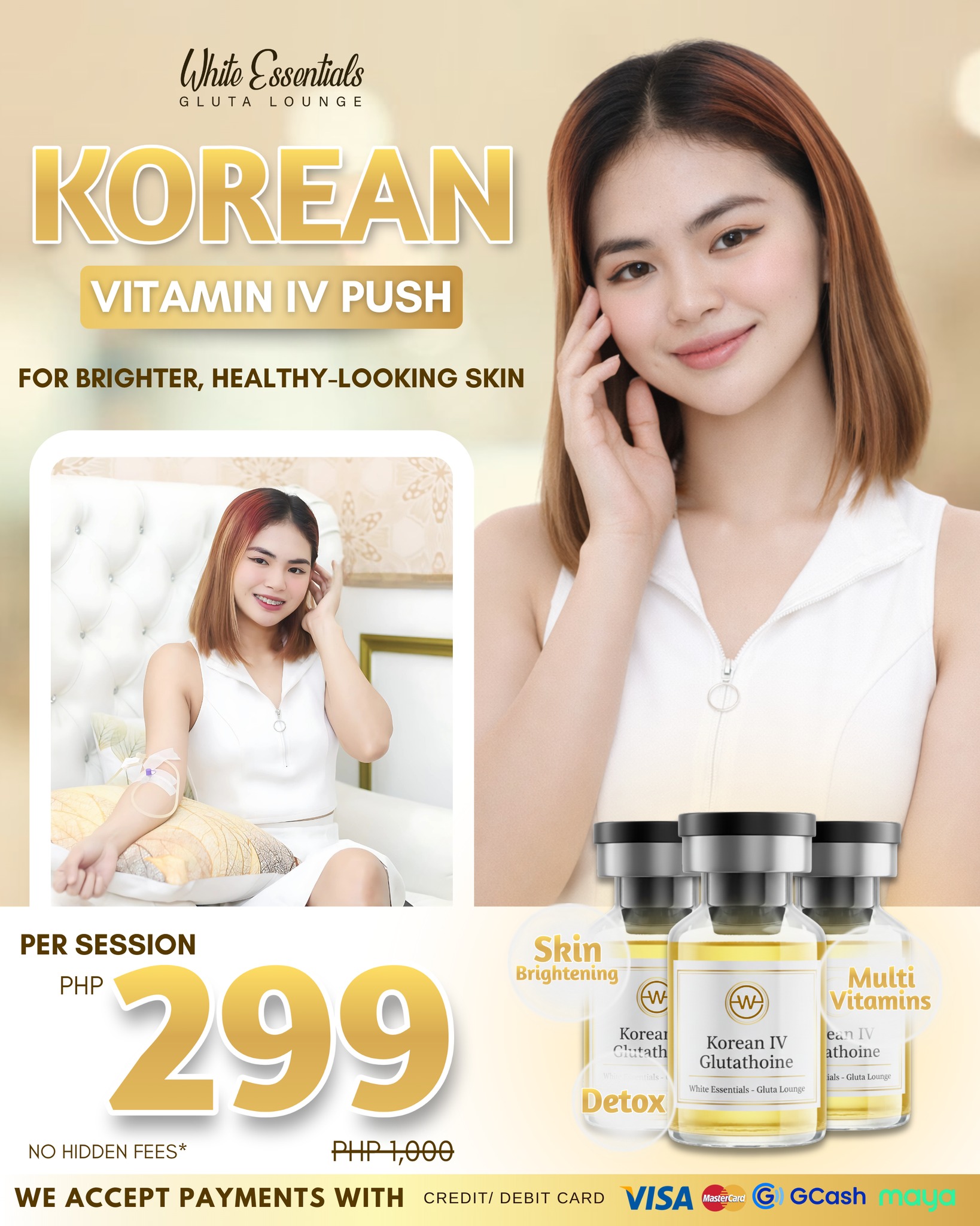 White Essentials Cubao Branch Facebook ad