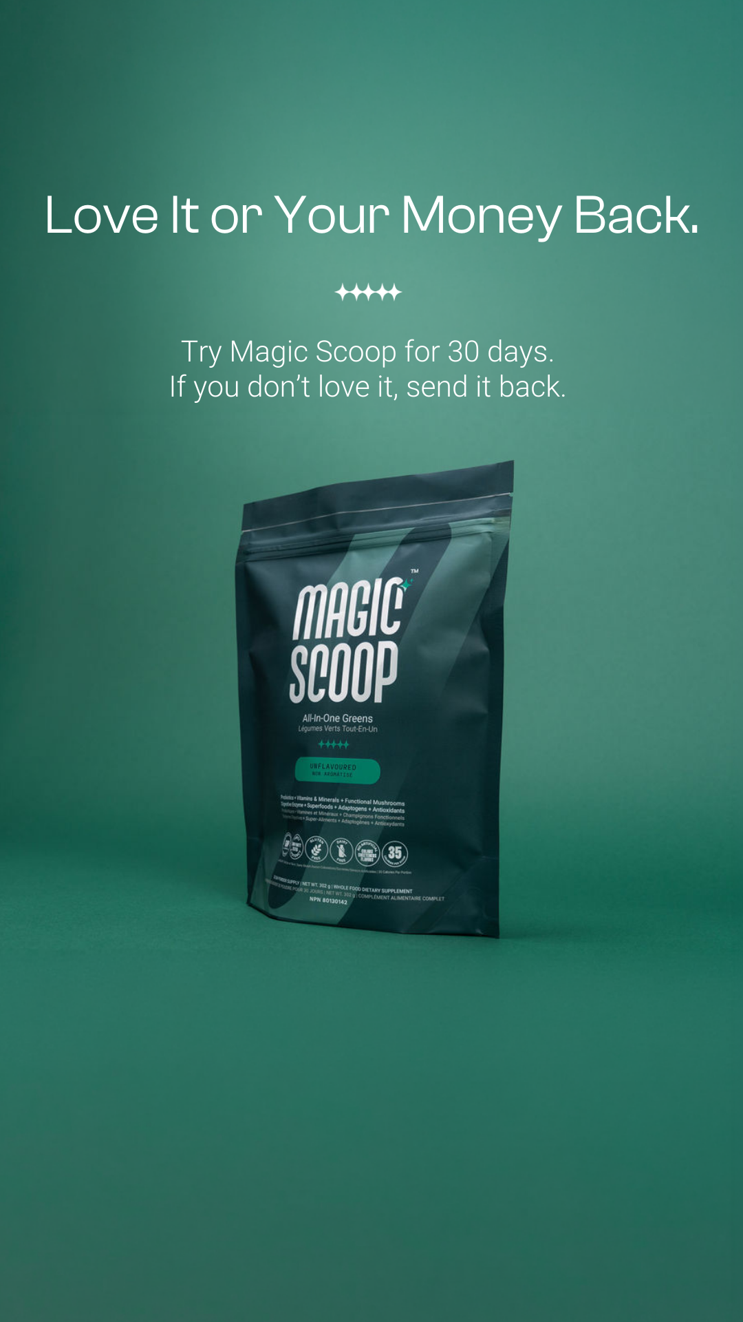 Magic Scoop Facebook ad