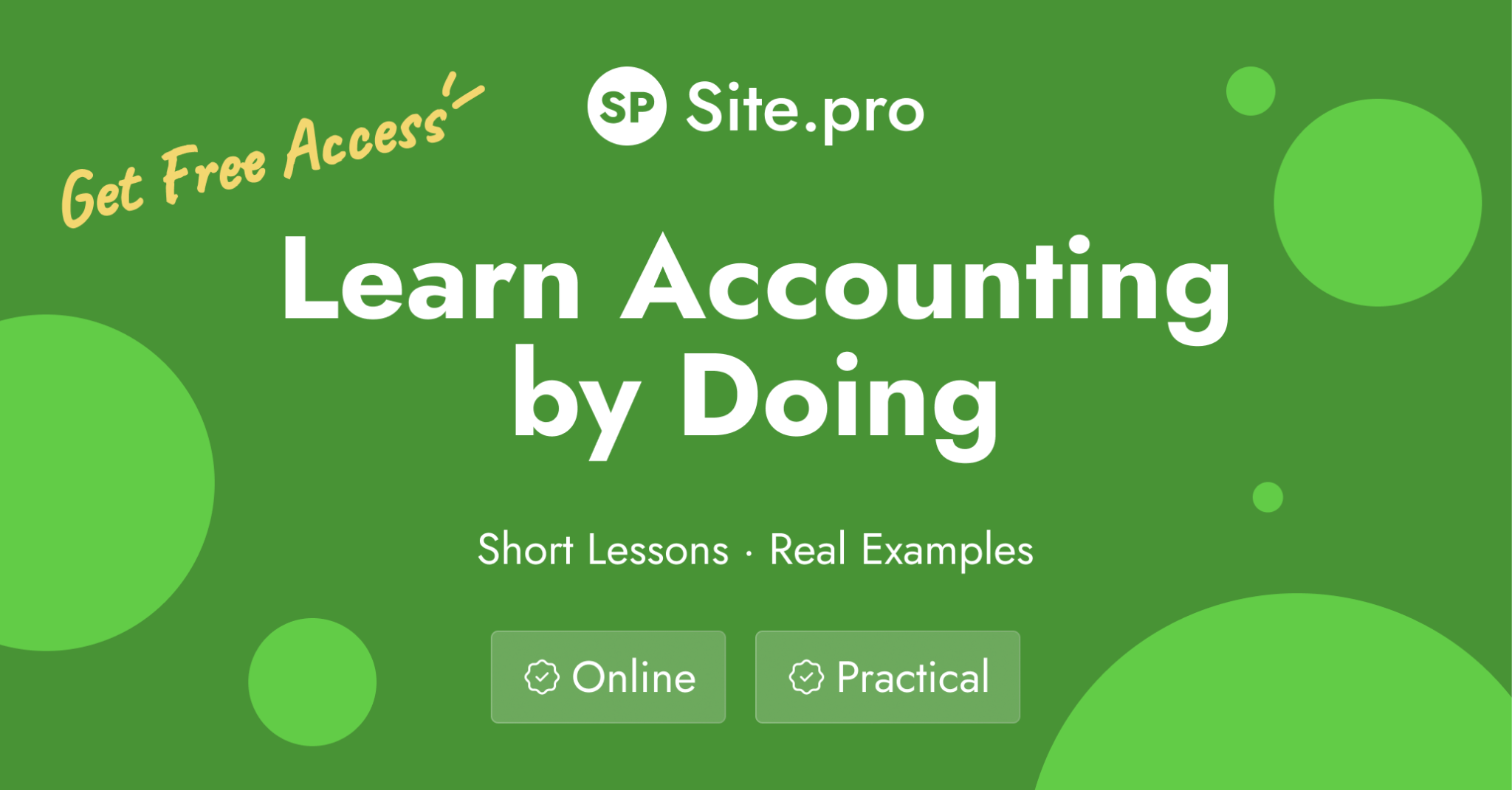 Site.pro - AI Website Builder & ERP Facebook ad: Unlock Free UAE Accounting Course