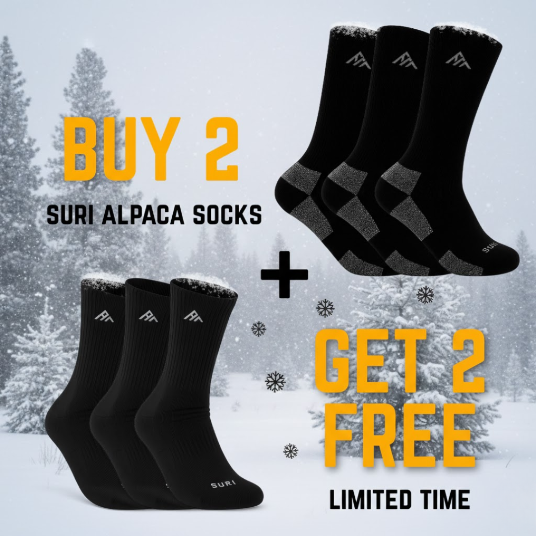 Suri Alpaca Socks Facebook ad