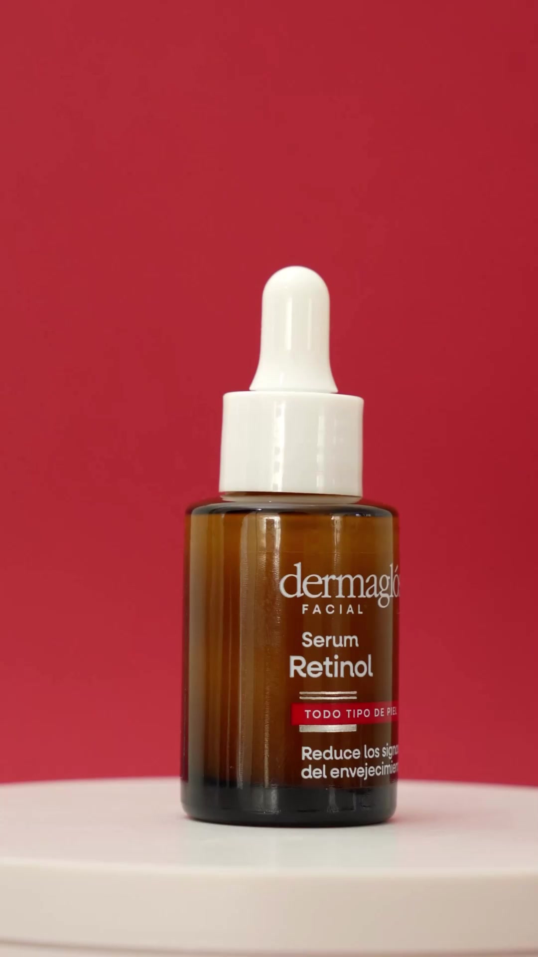 Dermaglós Facebook ad: Nuevo Serum Retinol