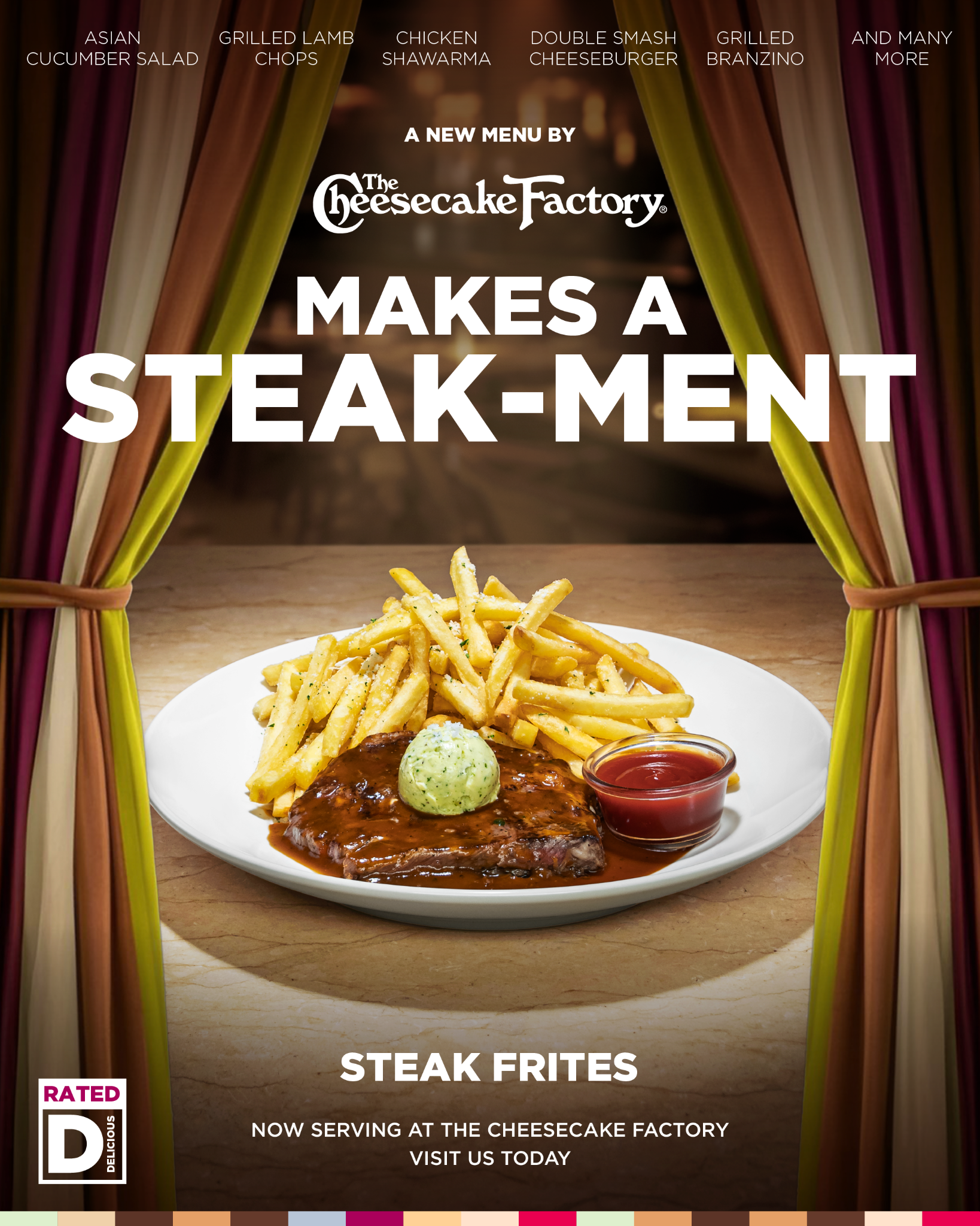The Cheesecake Factory Middle East Facebook ad