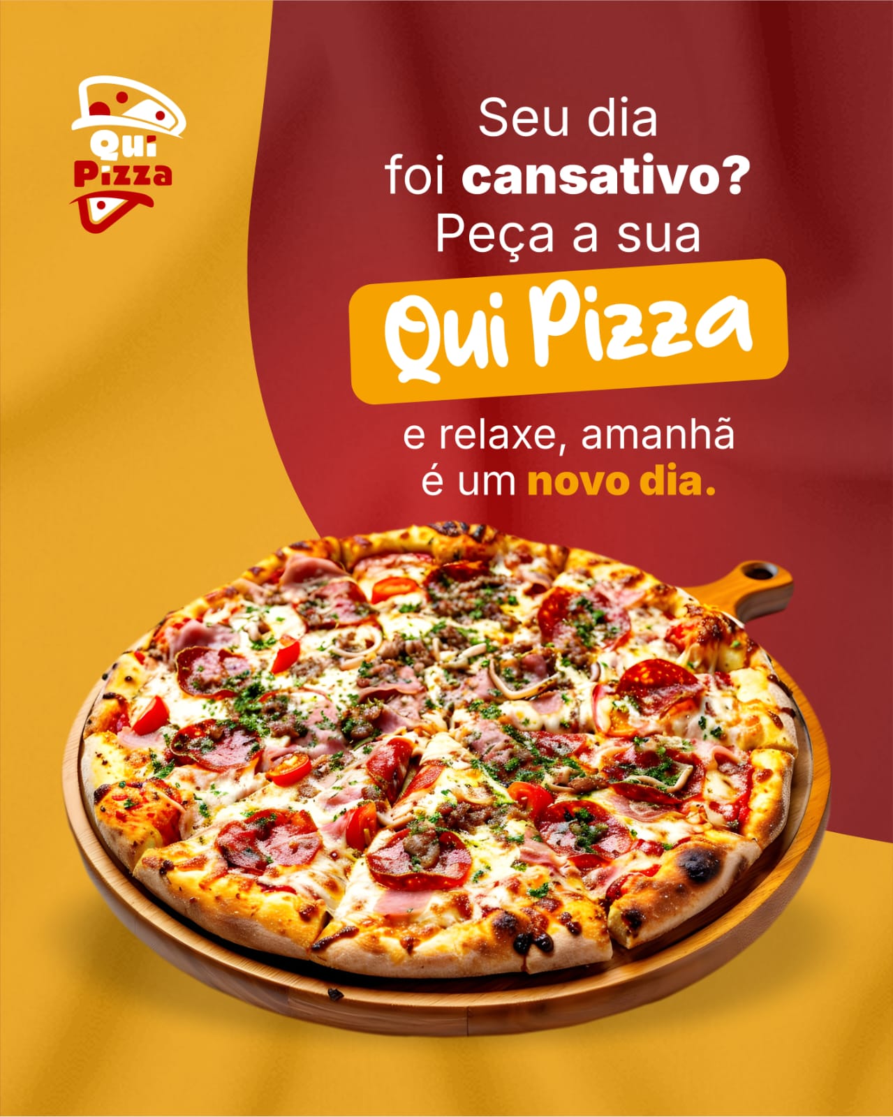 Qui Pizza Facebook ad: Comprar agora