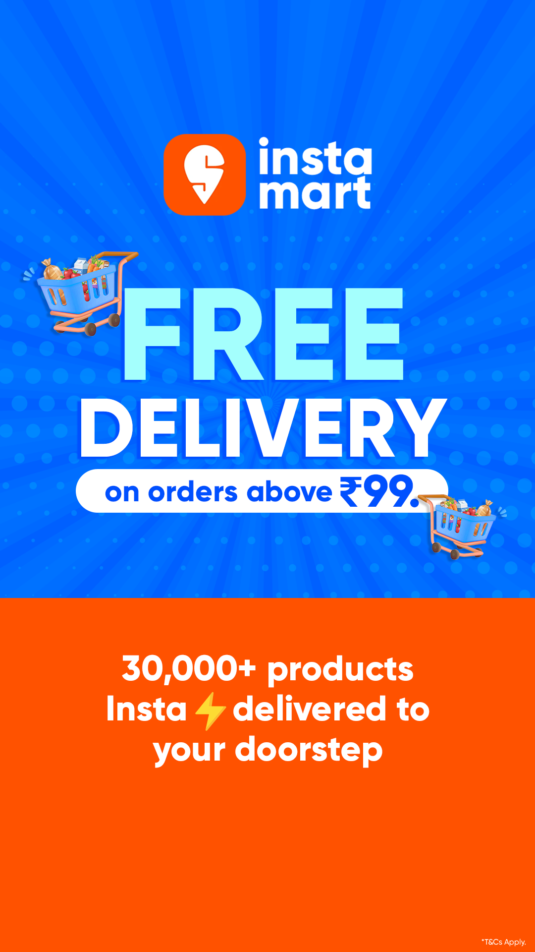 Swiggy Instamart Facebook ad