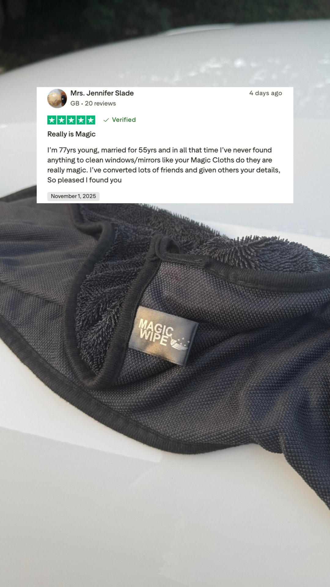 Magicwipe Facebook ad