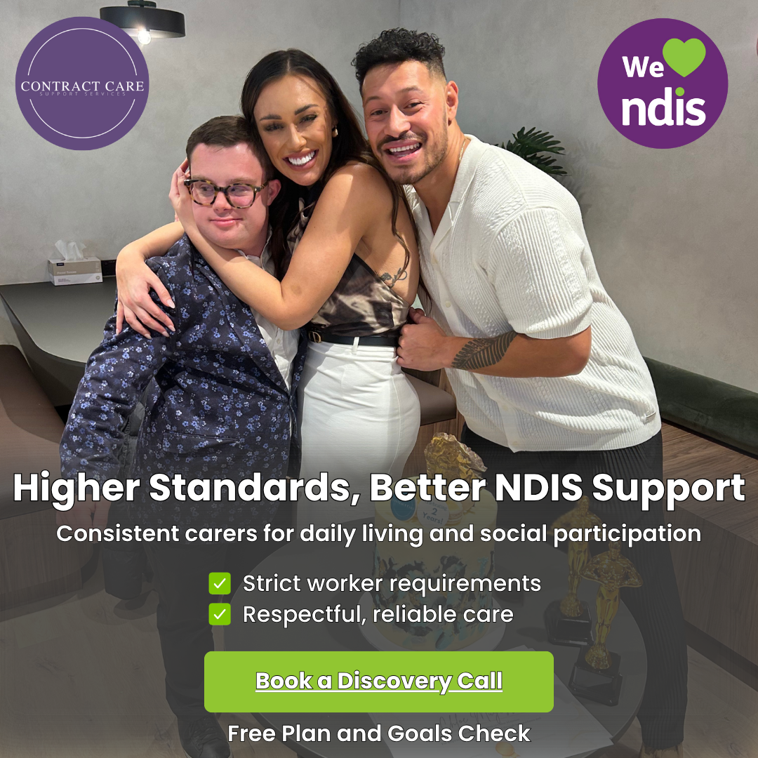 Contract Care Support Services Facebook ad: Clear Help With Your NDIS Plan