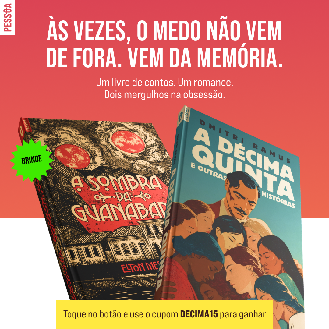 Pessôa Editora Facebook ad: Dois dos lançamentos mais empolgantes da ficção brasileira…