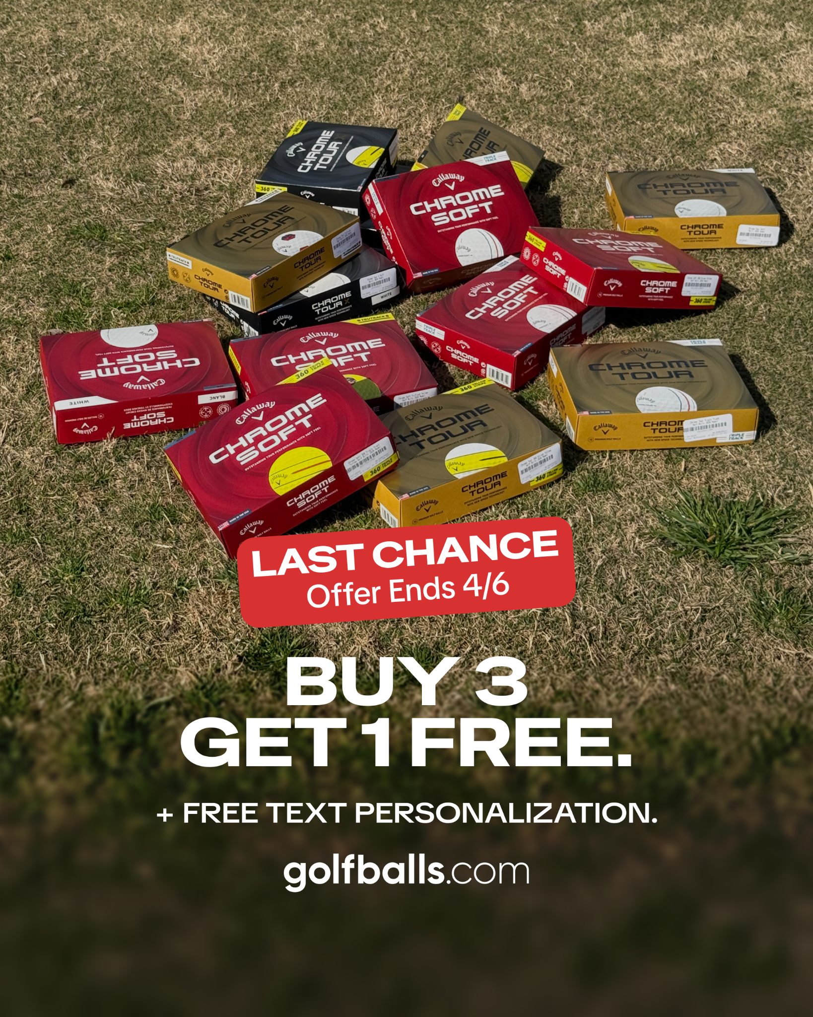 Golfballs.com Facebook ad