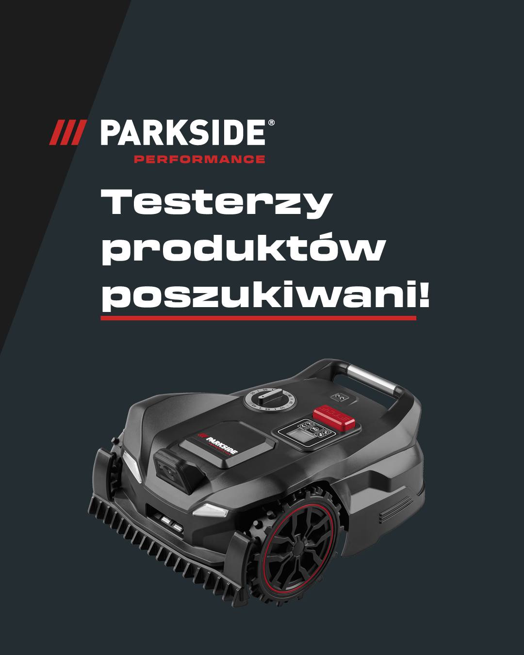 Parkside DIY Polska Facebook ad: Nogi do góry i po prostu pozwolić innym…