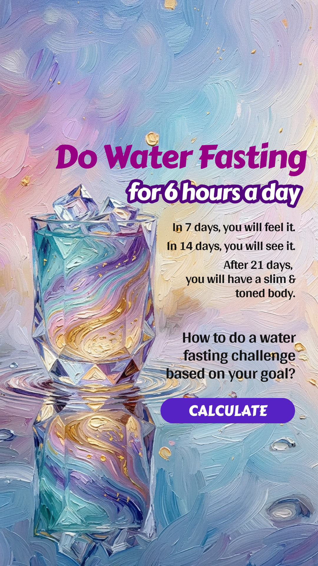 Simple Fasting App Facebook ad