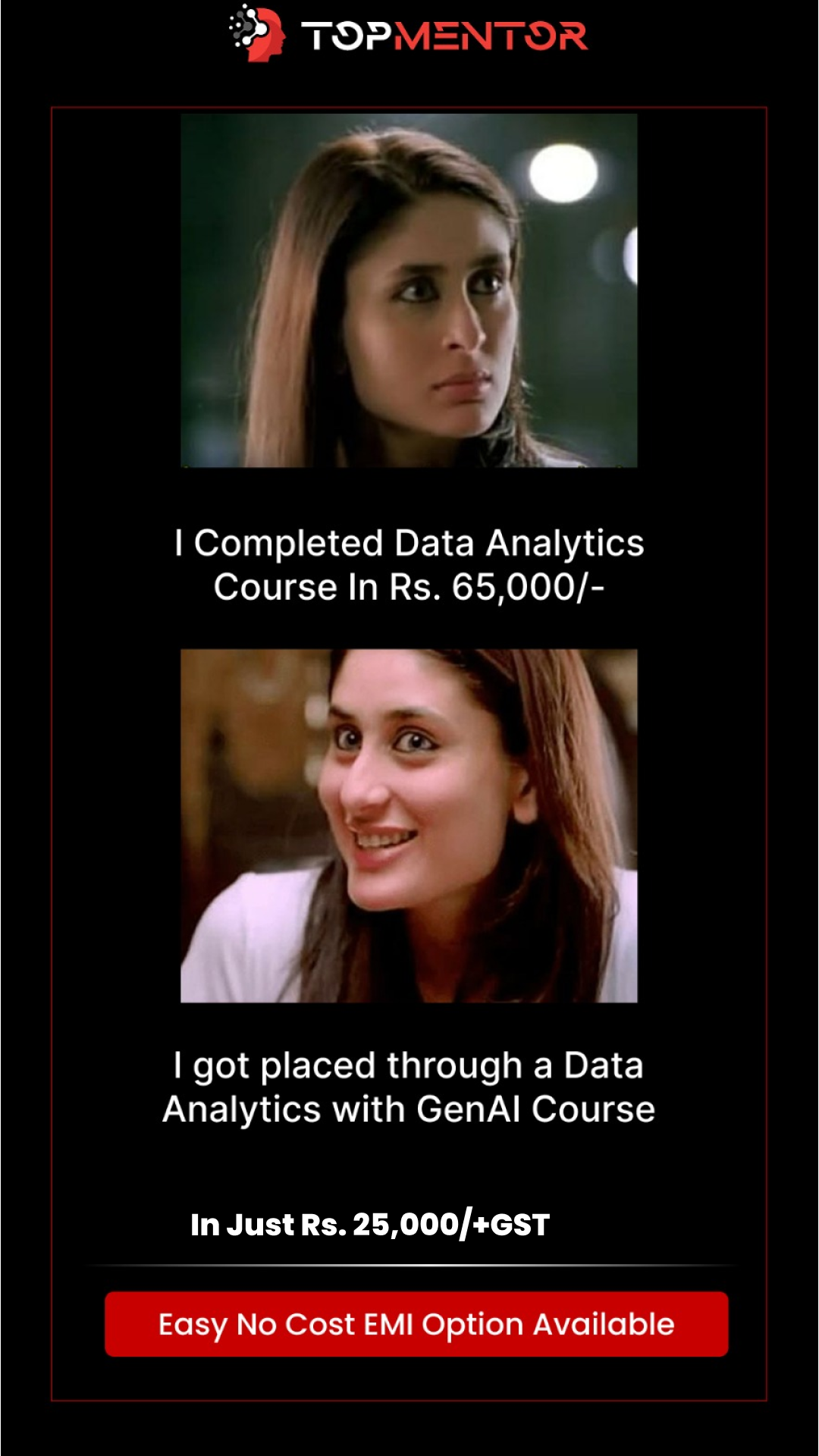 TopMentor Facebook ad