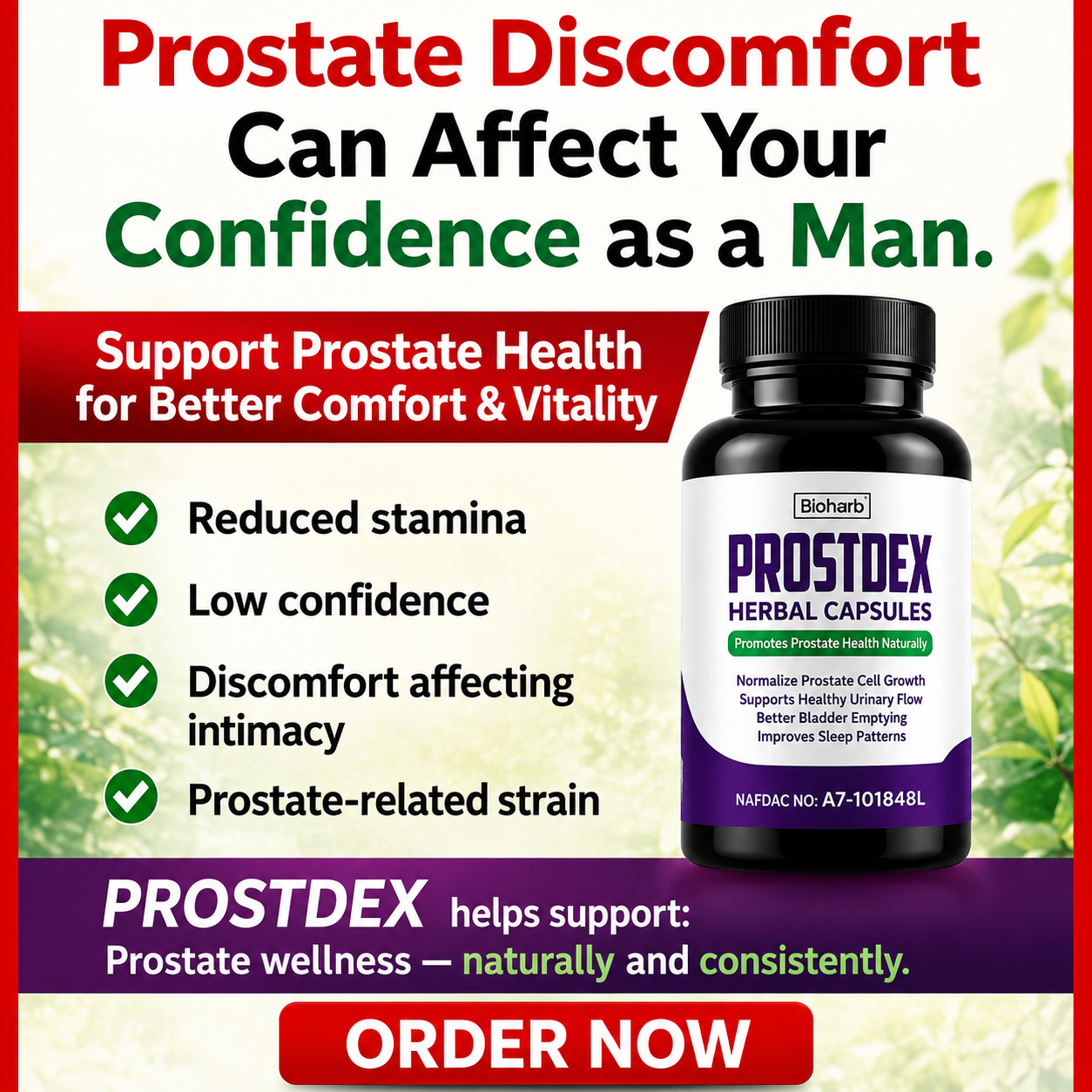 Prostdex Herbal Capsules/ Bioharb Facebook ad