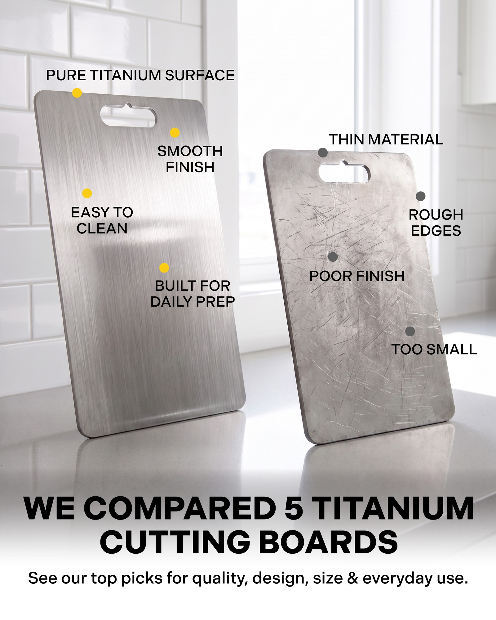 ChopChop USA Facebook ad: 5 Best Titanium Cutting Boards for 2026