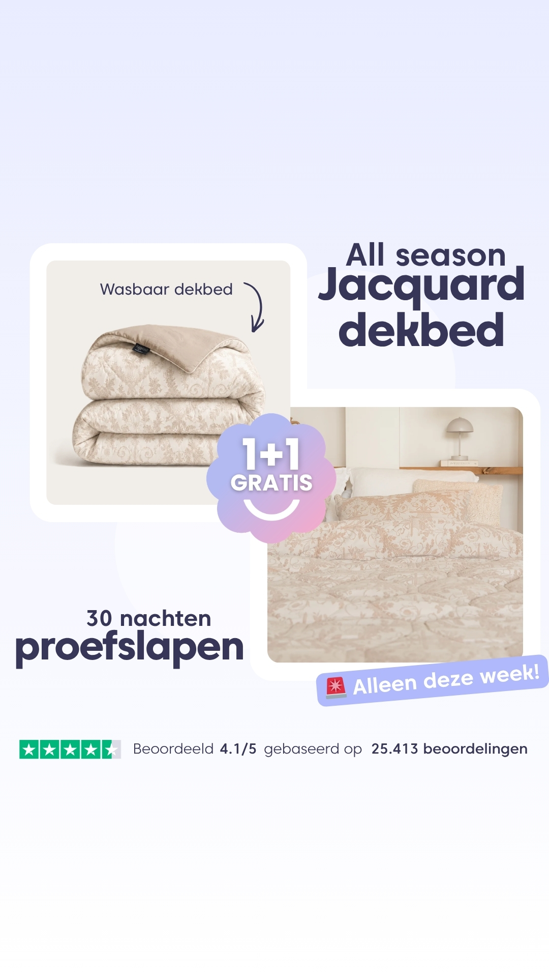 HappyBed Facebook ad