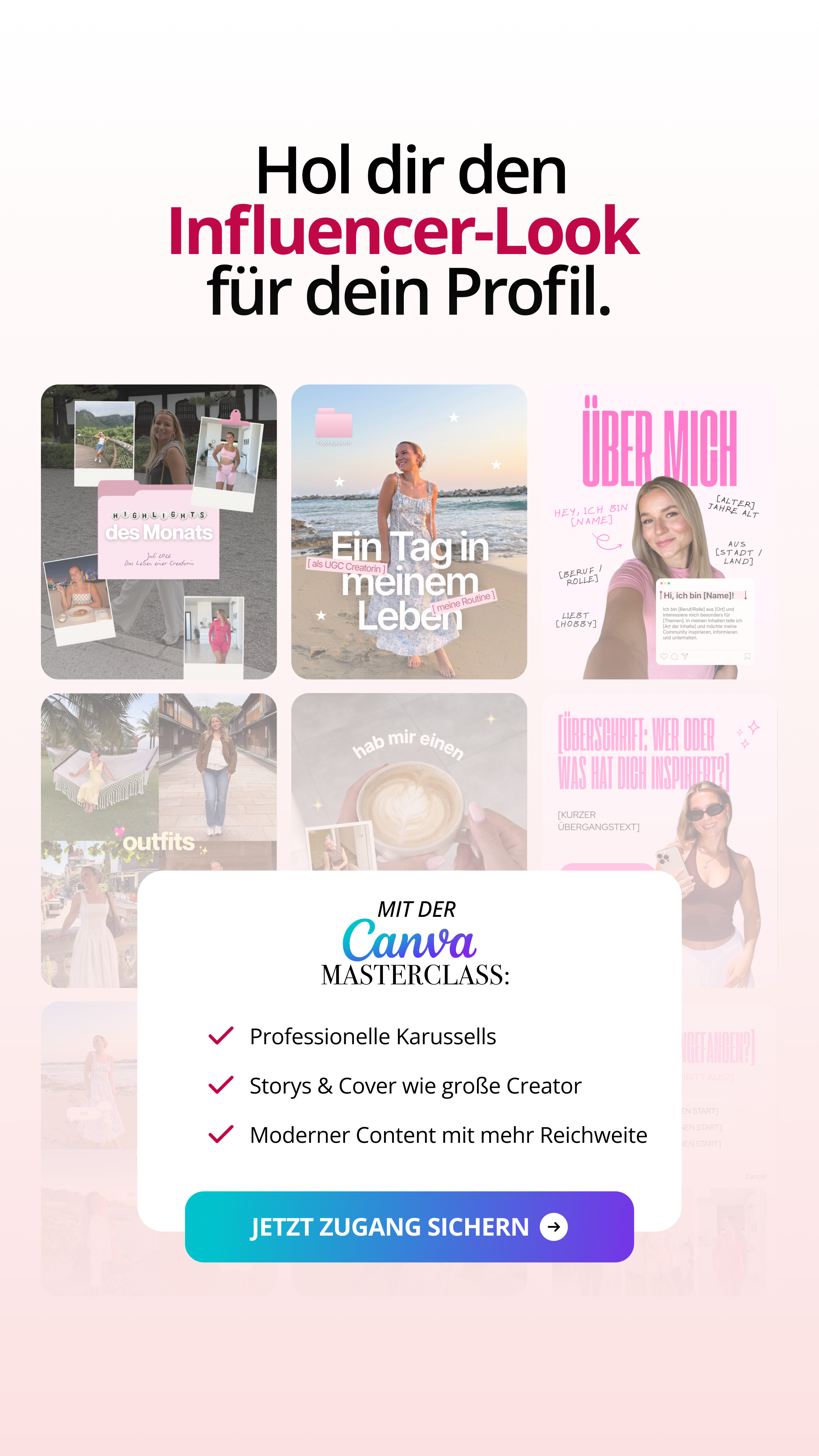 Alinas Creator Club Facebook ad
