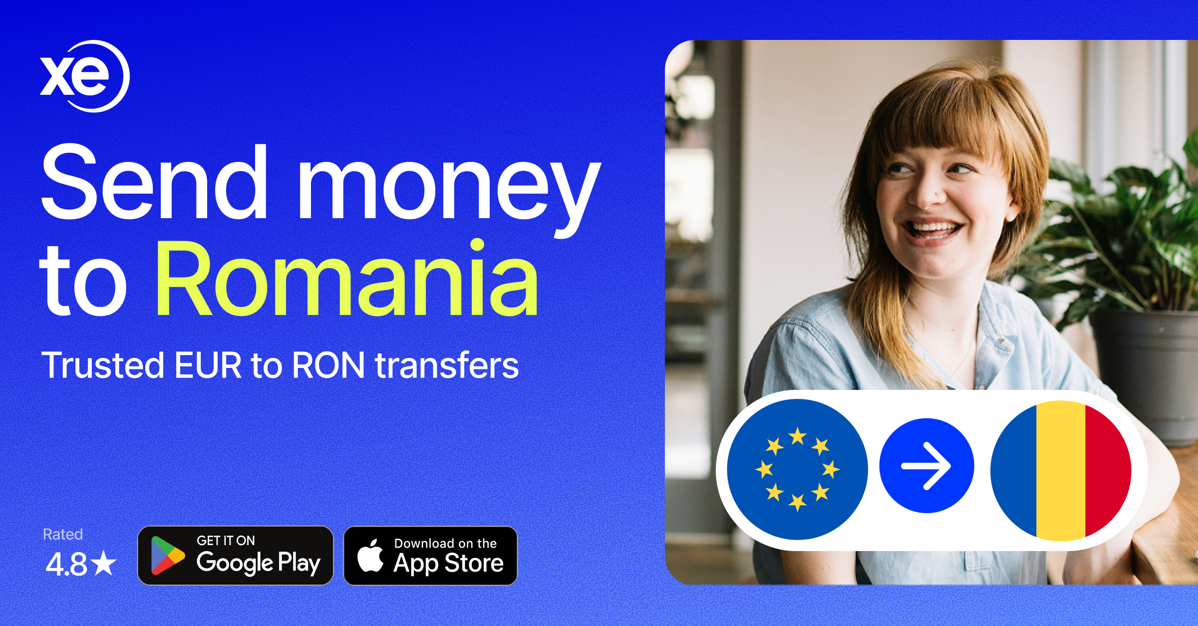 XE.com Facebook ad