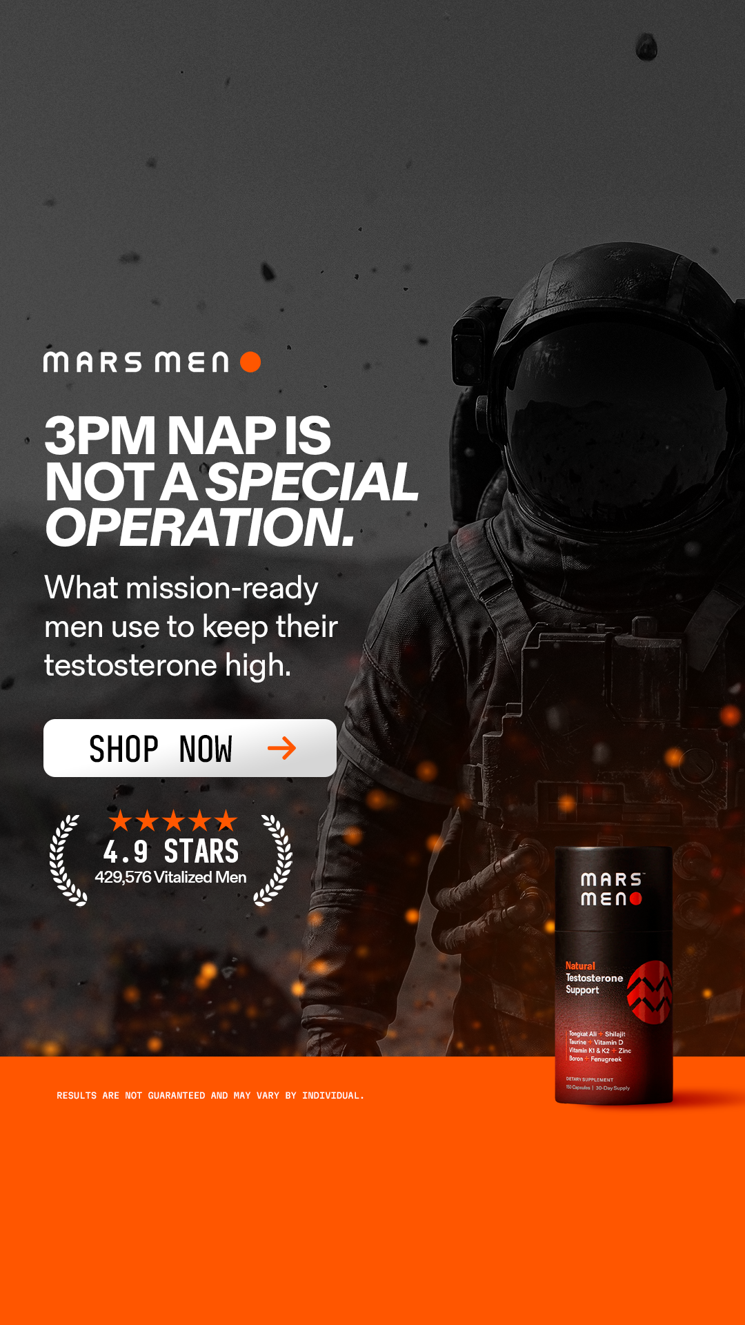 Mars Men Facebook ad