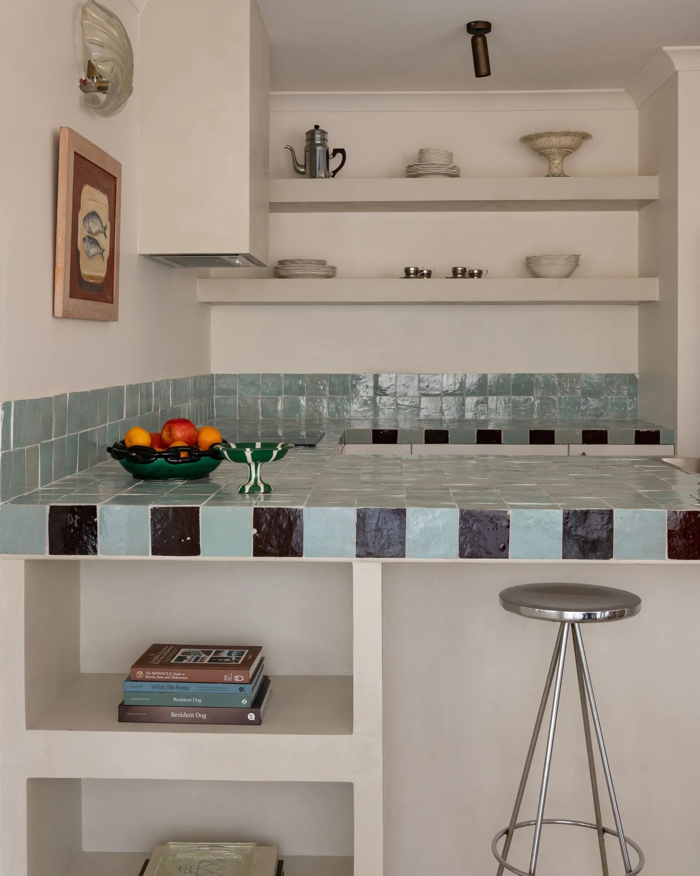 Perini Tiles Facebook ad: This luxurious kitchen design combines our lush handmade…