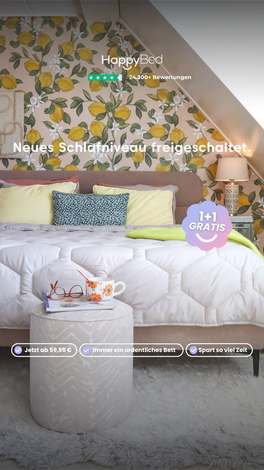 Thehappybed.de Facebook ad