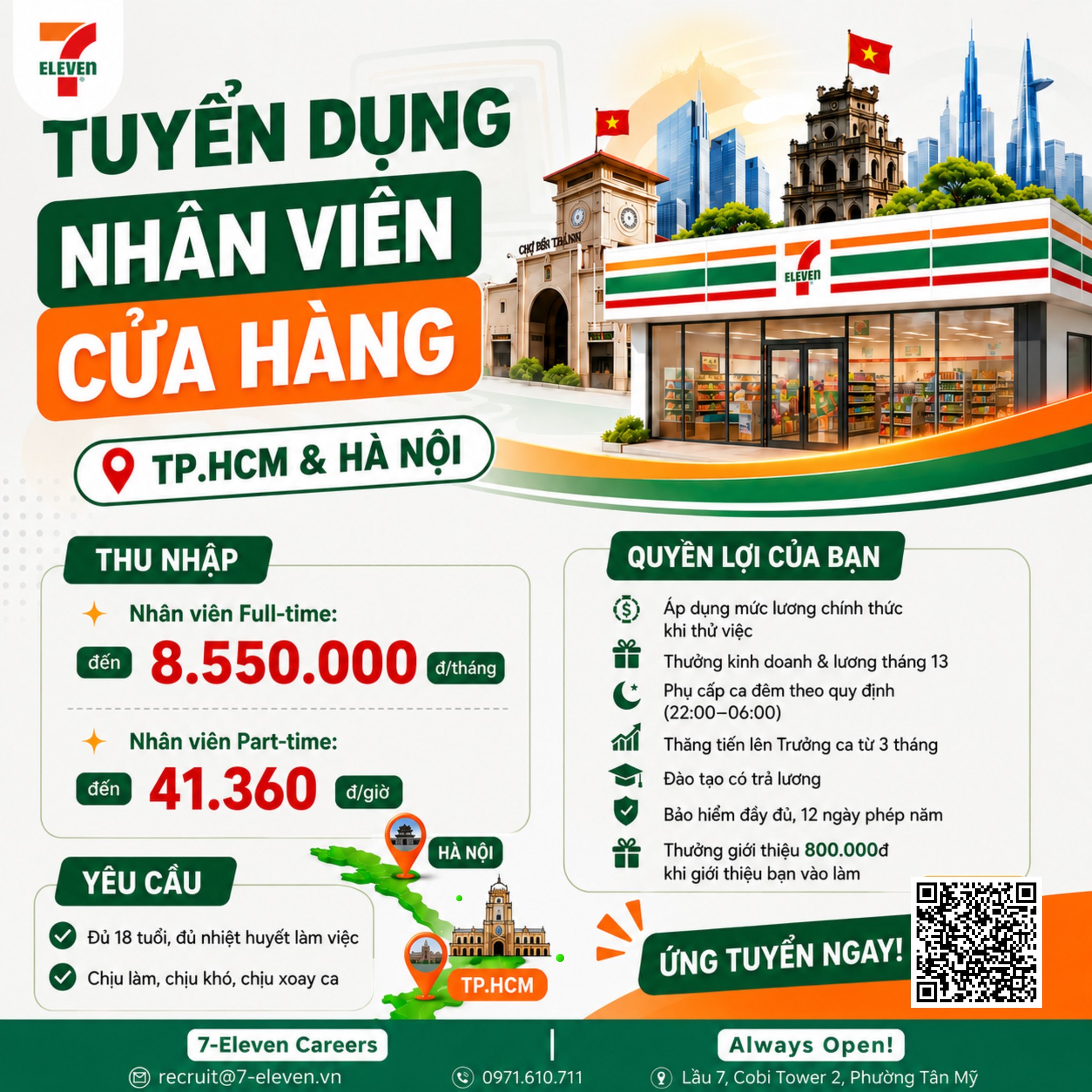 7-Eleven Vietnam Careers Facebook ad