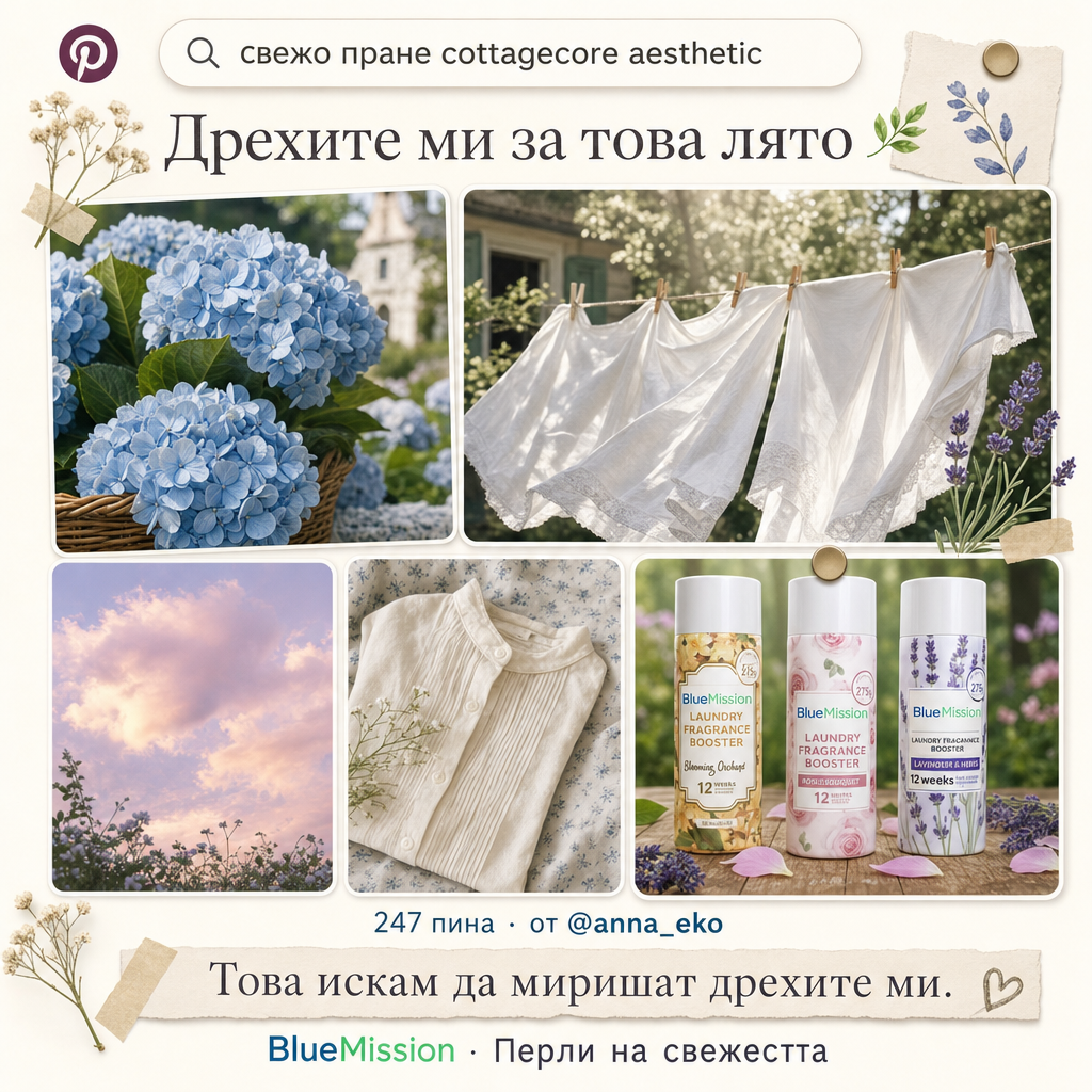 EcoWave Facebook ad: Преди: аромат за 1 ден. След: свежест до 12 седмици.