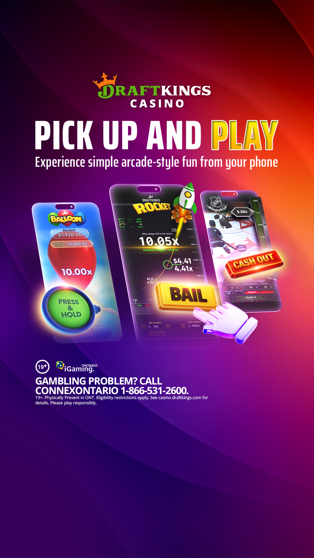 DraftKings Casino Facebook ad