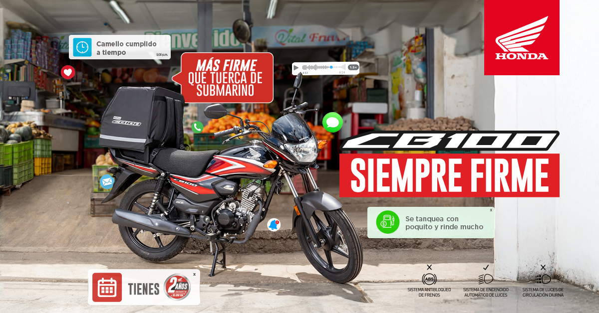 Honda Colombia Facebook ad