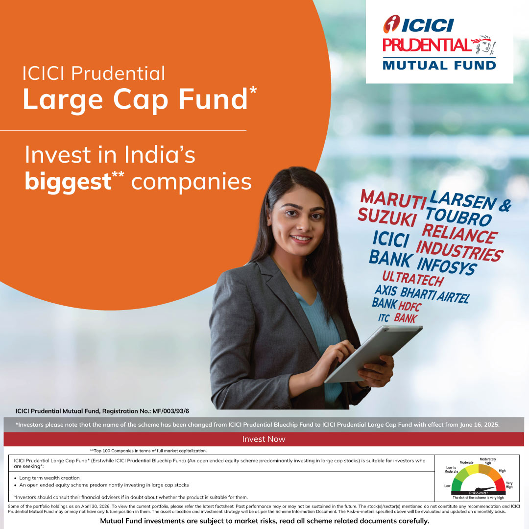 ICICI Prudential Mutual Fund Facebook ad: Start Building Wealth Today