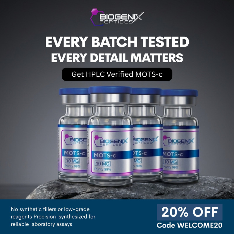 Biogenixpeptides Facebook ad from Jul 10, 2026