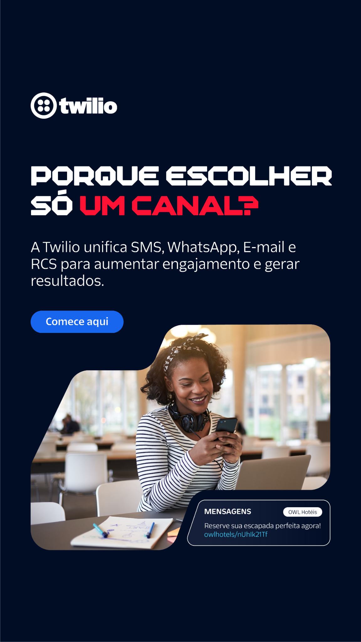 Twilio Facebook ad