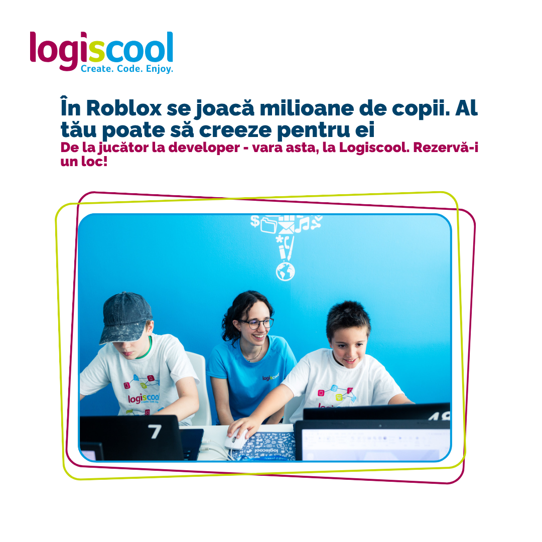 Logiscool Zalău Facebook ad: Cea mai tare aventura educațională a verii!