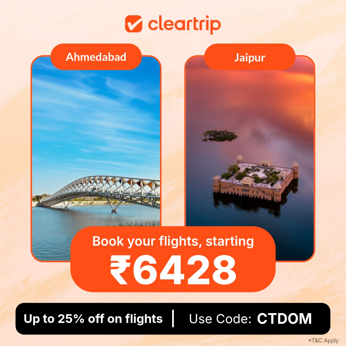 Cleartrip Facebook ad